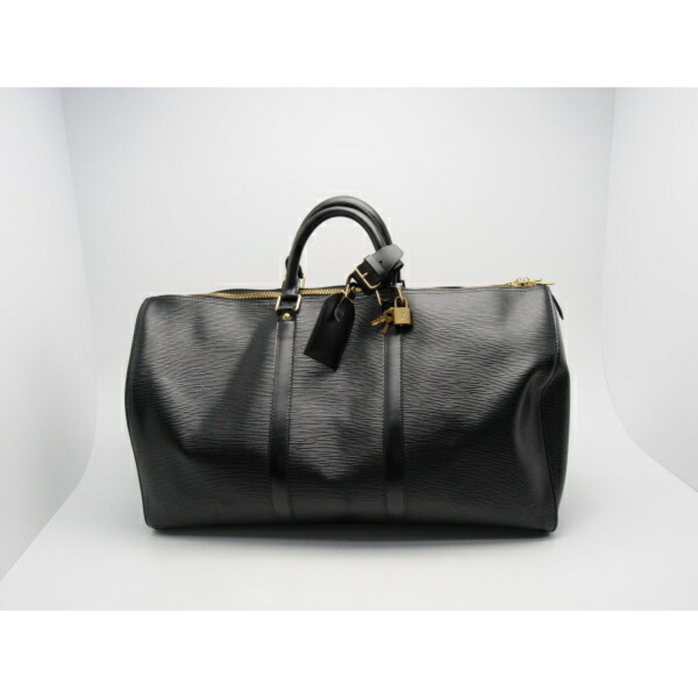 Louis Vuitton Epi Keepall Noir Black